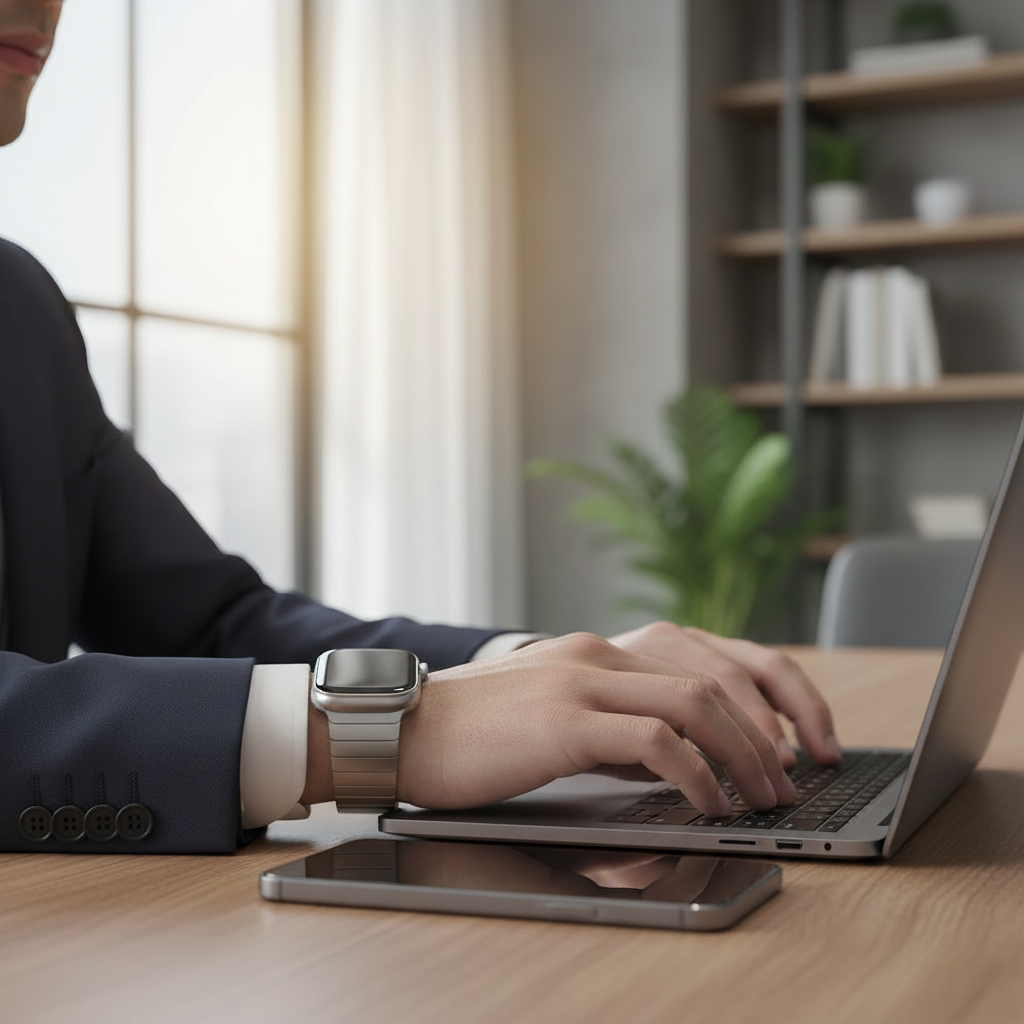 Bracelet Acier Pour Apple Watch Premium